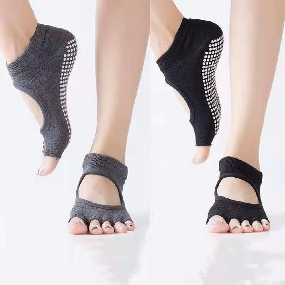 Calcetines de yoga sin espalda - Medias Para Pilates Y Yoga reseña y precio